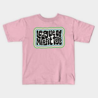 League of Misfit Toys Word Art Kids T-Shirt